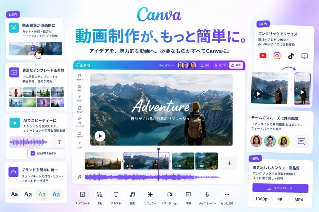 Canvaの Video 2.0 / Canva AI 2.0 はまさに神アプデ！