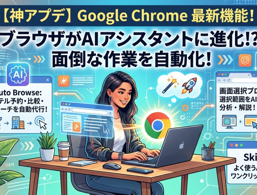 Google Chromeの「自動ブラウジング」