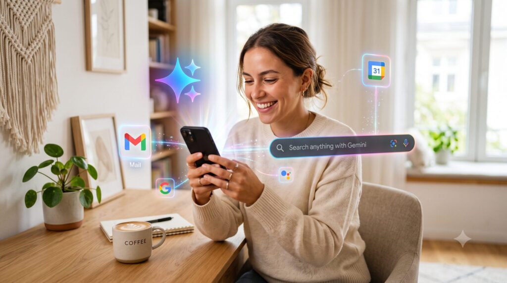 検索もメールもAIにおまかせ!Google×Geminiで日々の作業を1/10にする超活用術5選