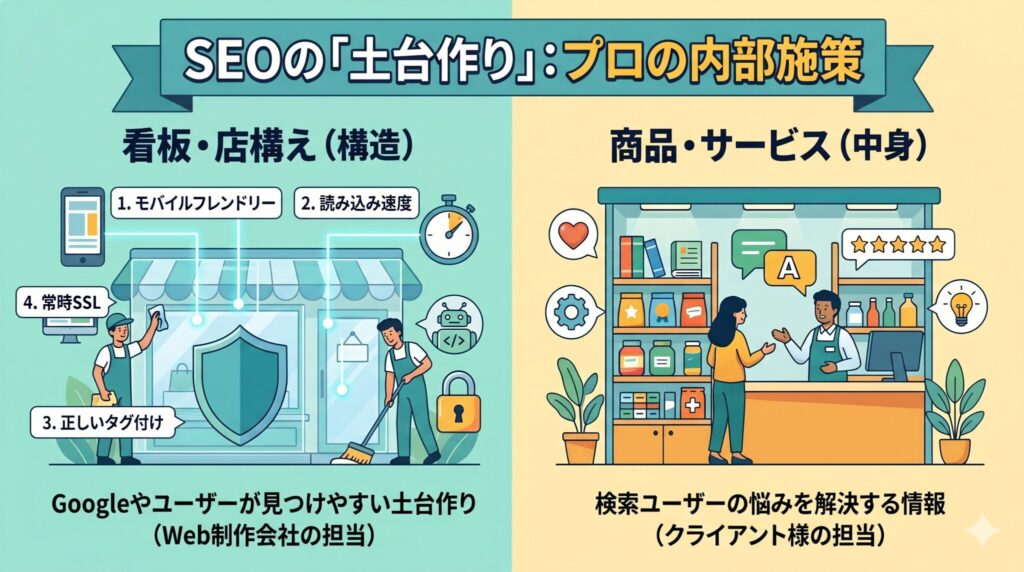 SEOを成功させるための「土台作り」