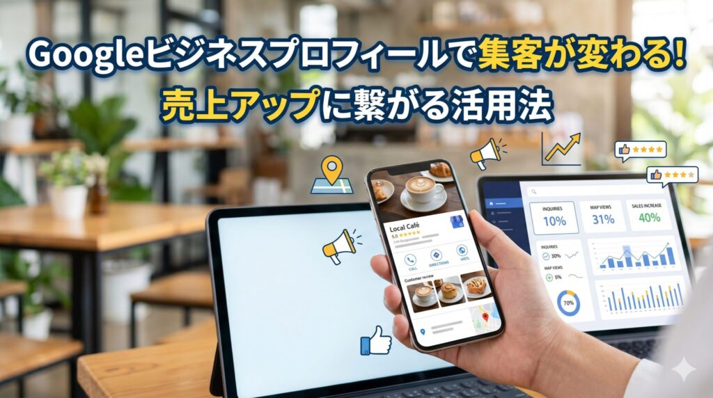 Googleビジネスプロフィールで集客が変わる！売上アップに繋がる活用法
