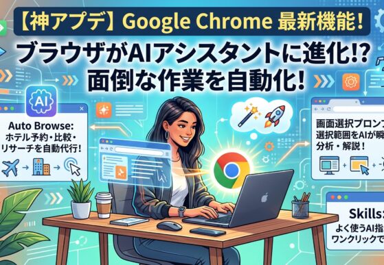 Google Chromeの「自動ブラウジング」