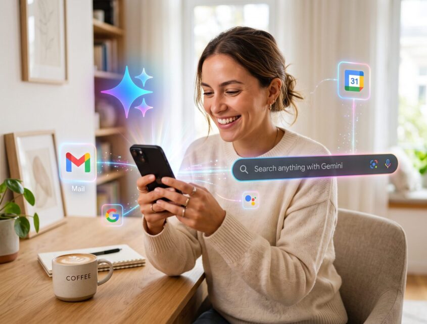 検索もメールもAIにおまかせ！Google×Geminiで日々の作業を1/10にする超活用術5選